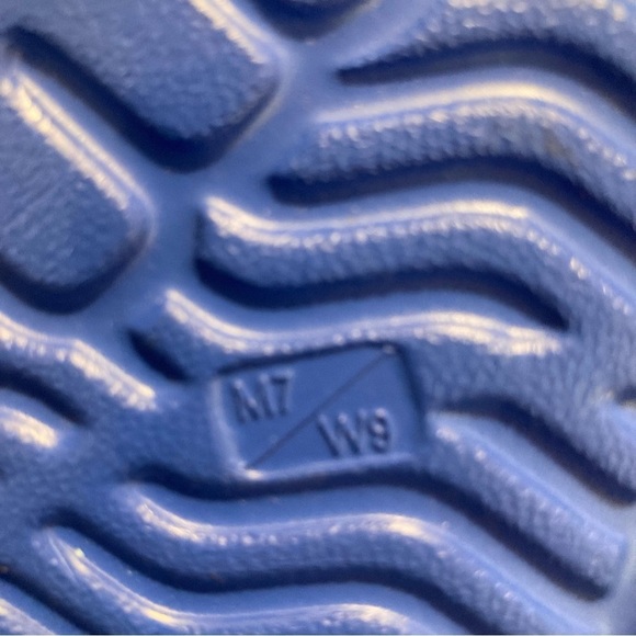 NATIVE Sz 9 Crayola  Jefferson Block Niblet Gradient Blue Slip On Fun Shoes NEW - Picture 6 of 11